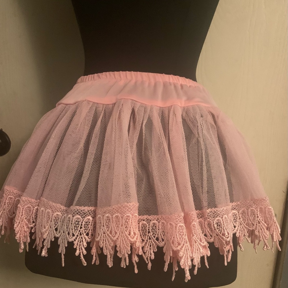 Pink Leg Avenue Teardrop Lace Petticoat X-Small
